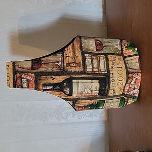 NWOT Homemade Cloth Wine Bottle Carrier